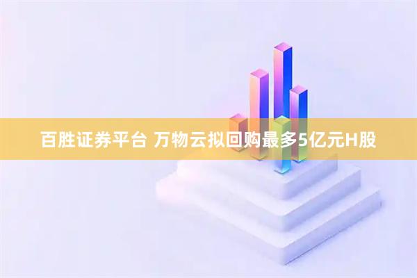 百胜证券平台 万物云拟回购最多5亿元H股